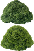 KEYUSHOP 7 oz Fake Green Moss Decorative Artificial Moss for Crafts Decorative Artificial Moss Preserved Reindeer Moss for DIY Decorative Moss Table Centerpieces Decor Wall Art