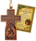 Christmas Cross Ornaments for christmas1 Tree 2025 - Christian Ornaments for Christmass Tree - Christmass Ornament Clearance - Jesus ornamentt for Christmass Trees, Nativity Ornament