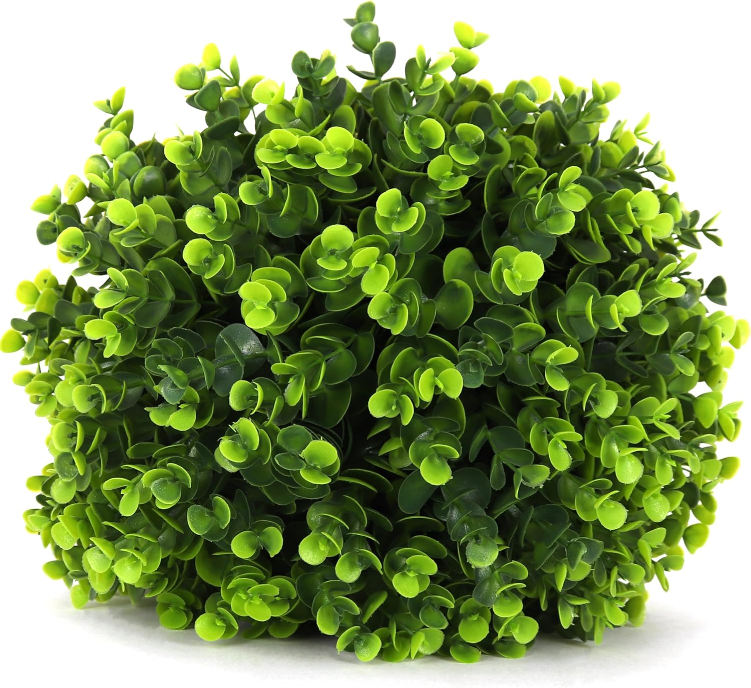 3rd Street Inn Topiary Ball - Artificial Topiary Plant - Wedding Decor - Indoor/Outdoor Artificial Plant Ball - Topiary Tree Substitute (11" MD (1-Pack), Wintergreen)