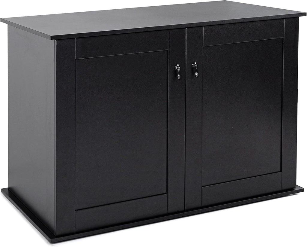 REPTI ZOO Storage Cabinet Terrarium Stand 48" x 24" x 30" for 30" Aquarium Tanks Reptile Terrariums, 6 Large Storage Shelves for Accessories Organization, Extra Holes for Wire Pass