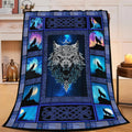 Wolf Throw Blanket Wolf Stuff Gifts for Kids Girls Boys Adults Women Men Soft Cozy Warm Plush Fluffy Fuzzy Fleece Blanket Decor 40''X50''