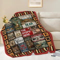 Deer Throw Blanket Hunting Deer Elk Stuff Gifts for Kids Girls Boys Adults Women Men Soft Cozy Warm Plush Fluffy Fuzzy Fleece Blanket Decor 50''X60''