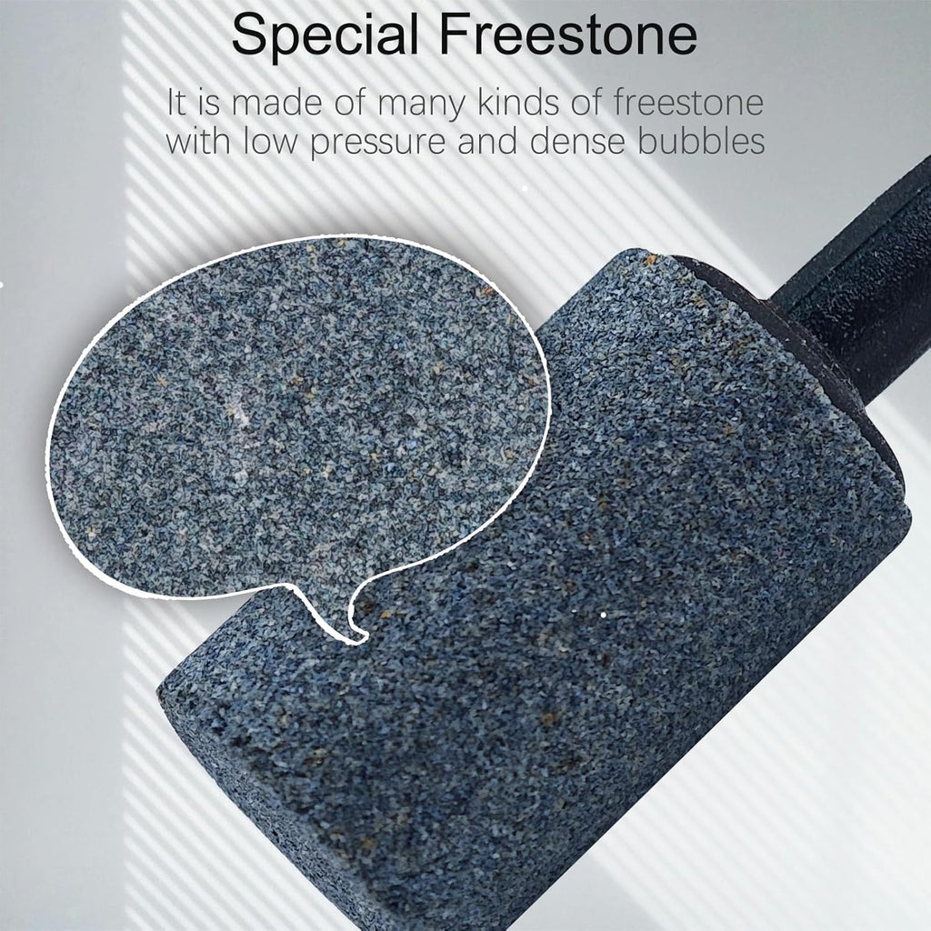 Aquarium Air Stones 1 inch, 20 Pack Fish Tank Bubble Stone, Aerator Bubble Diffuser, Nano Air Pump Accessories, Cylinder