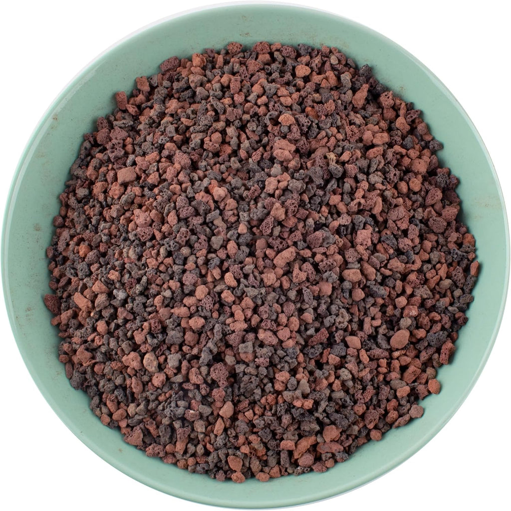CJGQ 3lb Mix Lava Rocks for Plants-Horticultural Volcanic Rock Gravel for Landscaping Plants Drainage, Succulents, Bonsai, Vase Fillers, Terrarium Plants, Top Dressing