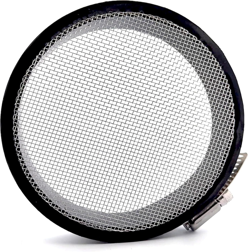 4″ Turbo Inlet Guard – Black Steel Mesh Screen, Universal 4″ / 102 mm Fit – Budget Friendly