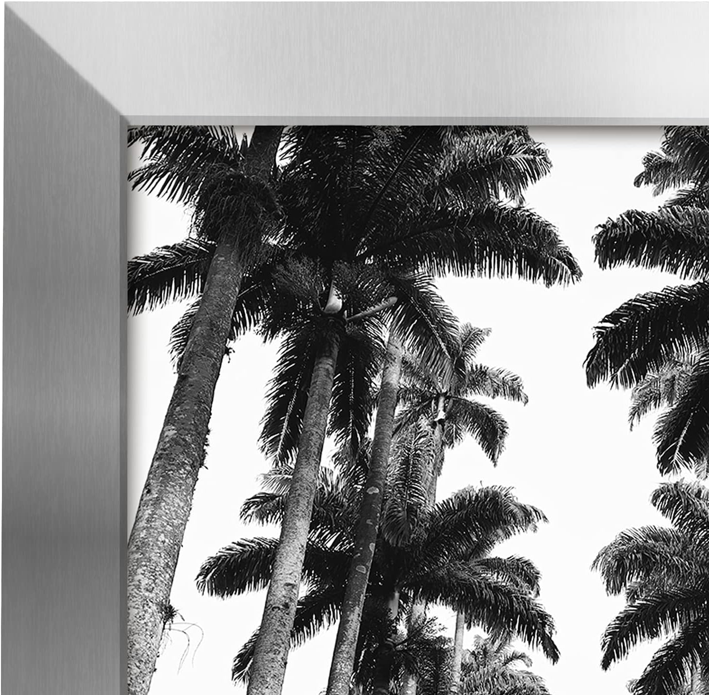 Americanflat 22x28 Poster Frame with Polished Plexiglass - Silver Picture Frame - Wide Photo Frames Made of Engineered Wood for Vertical or Horizontal Wall Display - Epic Collection - Silver