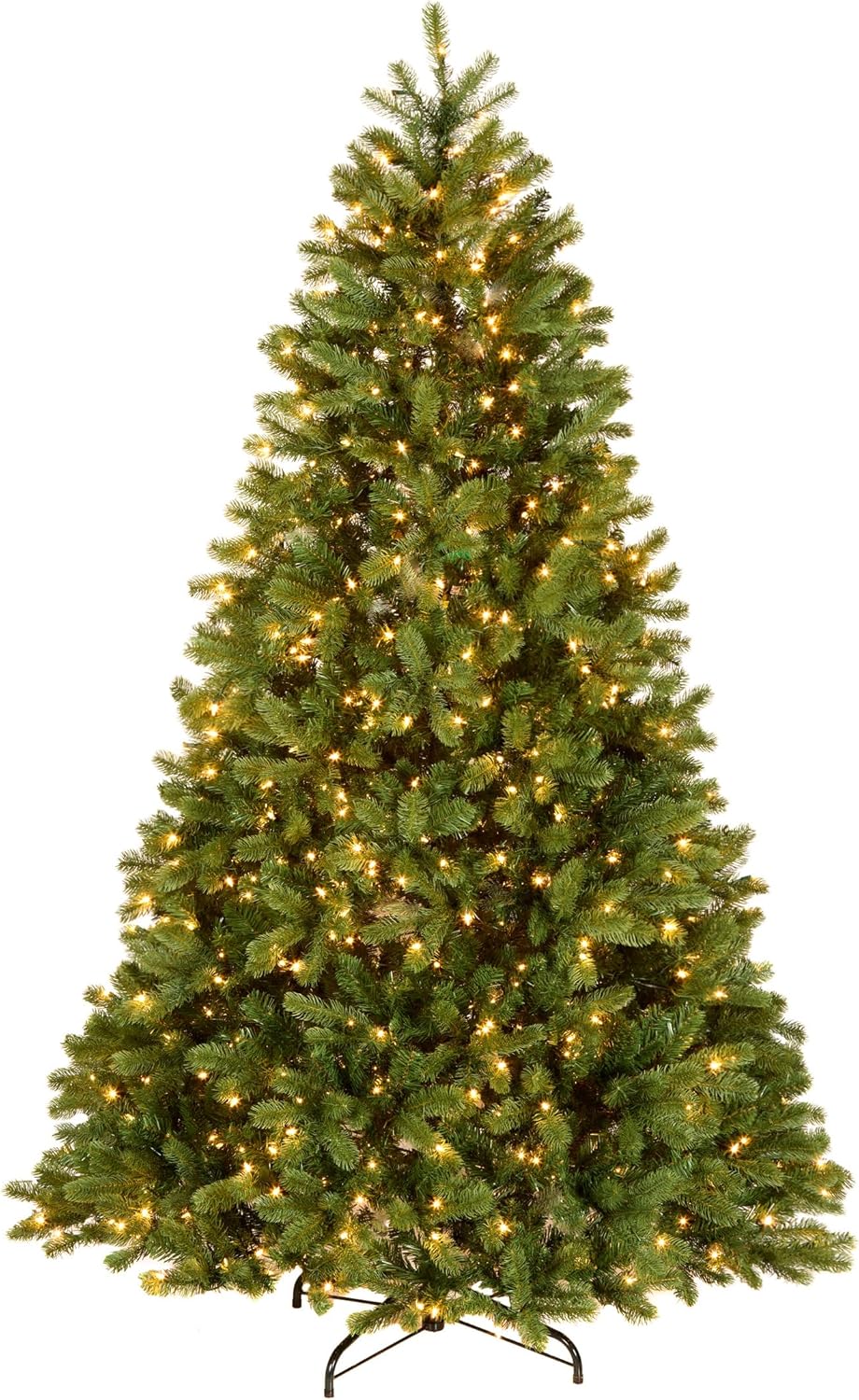 National Tree Company 7.5 ft Pre-Lit Downswept Douglas Fir Full Artificial Christmas Tree, 750 Clear Lights, 1867 Tips, Includes Stand, Green