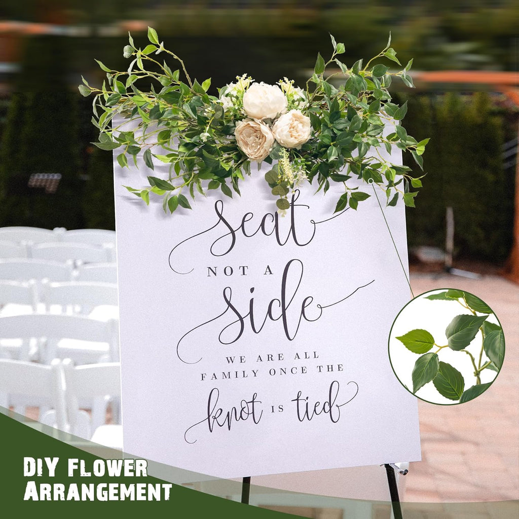 Eucalyptus Stems 32"Fake Plants Eucalyptus Greenery For Vase Artificial Plants Indoor Bay Leaves Bathroom Decor Fake Leaves Greenery Stems Eucalyptus Leaves Dining Room Decor Nordic Decor(4pcs)