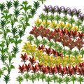Mini Model Grass, 200 Pcs, Mixed Model Plants, Miniature Plants for School Project DIY Miniature Colorful Flower
