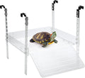 Hanging Turtle Basking Platform for Aquatic Turtles 40 Breeder 75 Gallon, Aquatic Reptile Ramp Dock, Turtle Terrace, Turtles Tank Accessories