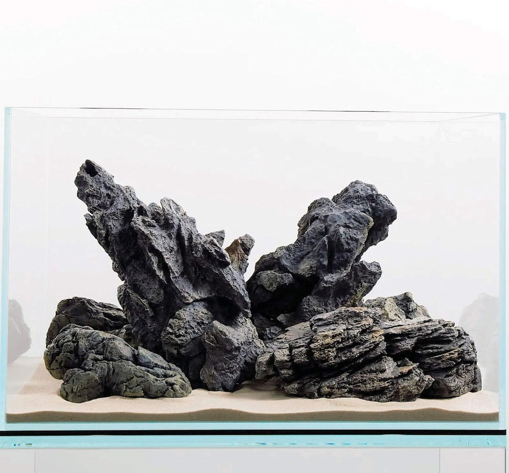 Current USA Seiryu Stone Collection 11 Piece Set | Molded Aquarium Decor Rock Artificial Resin Fish Tank Decoration up to 48" Long Aquariums 8817
