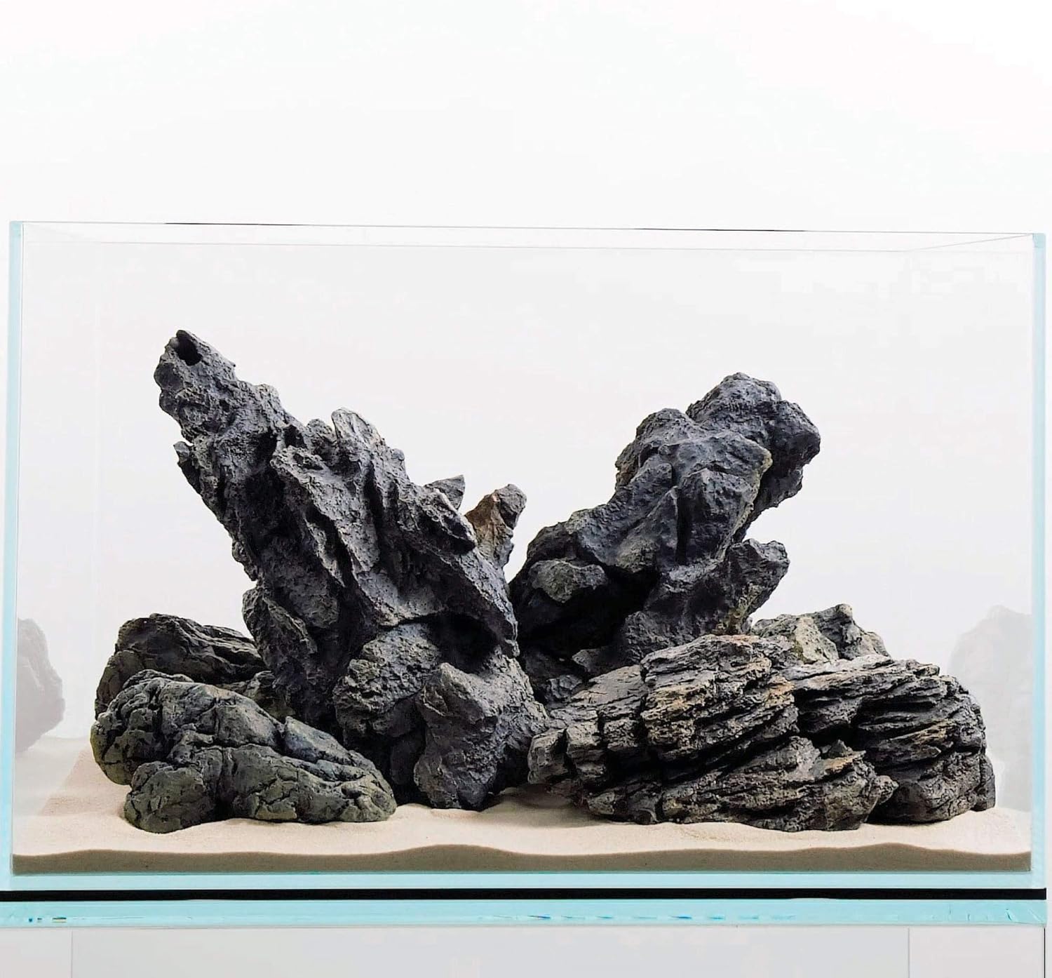 Current USA Seiryu Stone Collection 11 Piece Set | Molded Aquarium Decor Rock Artificial Resin Fish Tank Decoration up to 48" Long Aquariums 8817