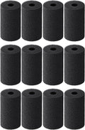 Pawfly 12 Pack Pre-Filter Sponge, Aquarium Filter Sponge 0.4" Intake Sponge Foam Roll for Small Fish Shrimp Fry Fish Tank Covers Accessories
