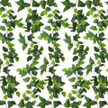 RECUTMS Artificial Vines Ivy Garland 6 Strands Fake Vine with Silk Green Leaves Hanging Plants Greenery Artificial Garland for Home Wall Bedroom Party Wedding Arch Apartment Room Decor