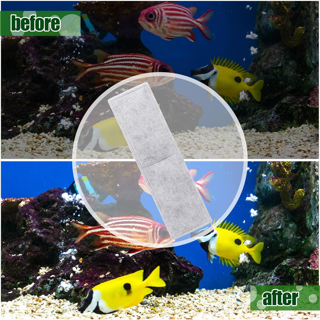 Pangda 8 Pcs Carbon Foam Filter Pads for Compatible with Fluval U4 Range of Internal Filters Replacement Compatible with Fluval U4 Range of Underwater Filter