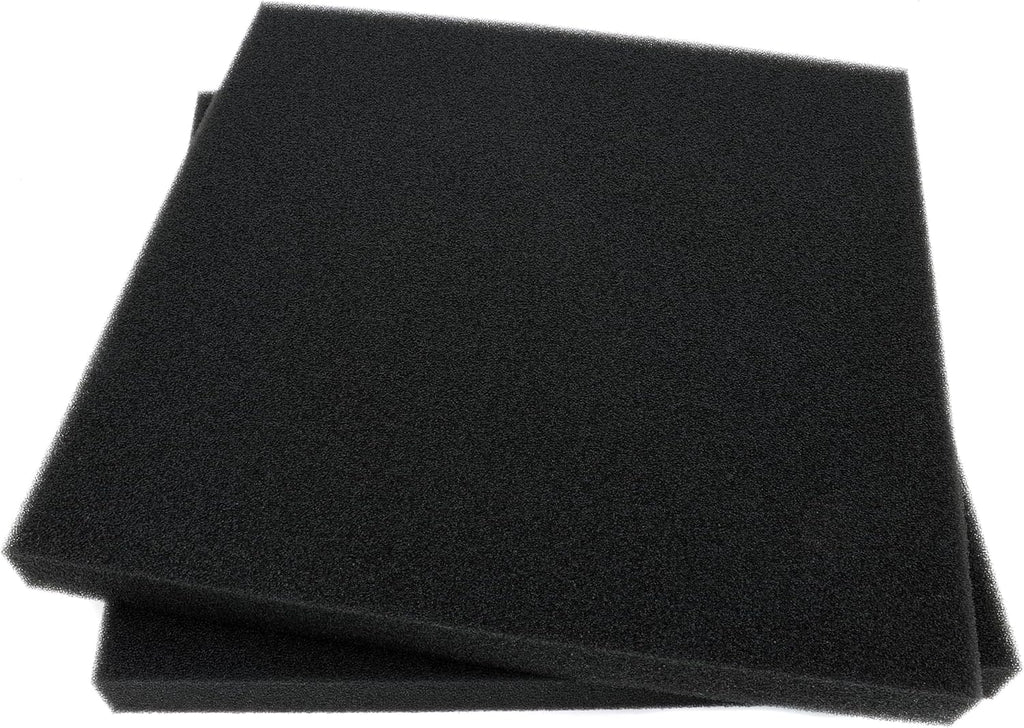 Aquarium Filter Bio Sponge Pad, Foam Sponges Filter Media, Cut fit it Filter Accessories for Fish Tanks and Ponds (18"x18"x1.6" (50PPI) 2 Pack)