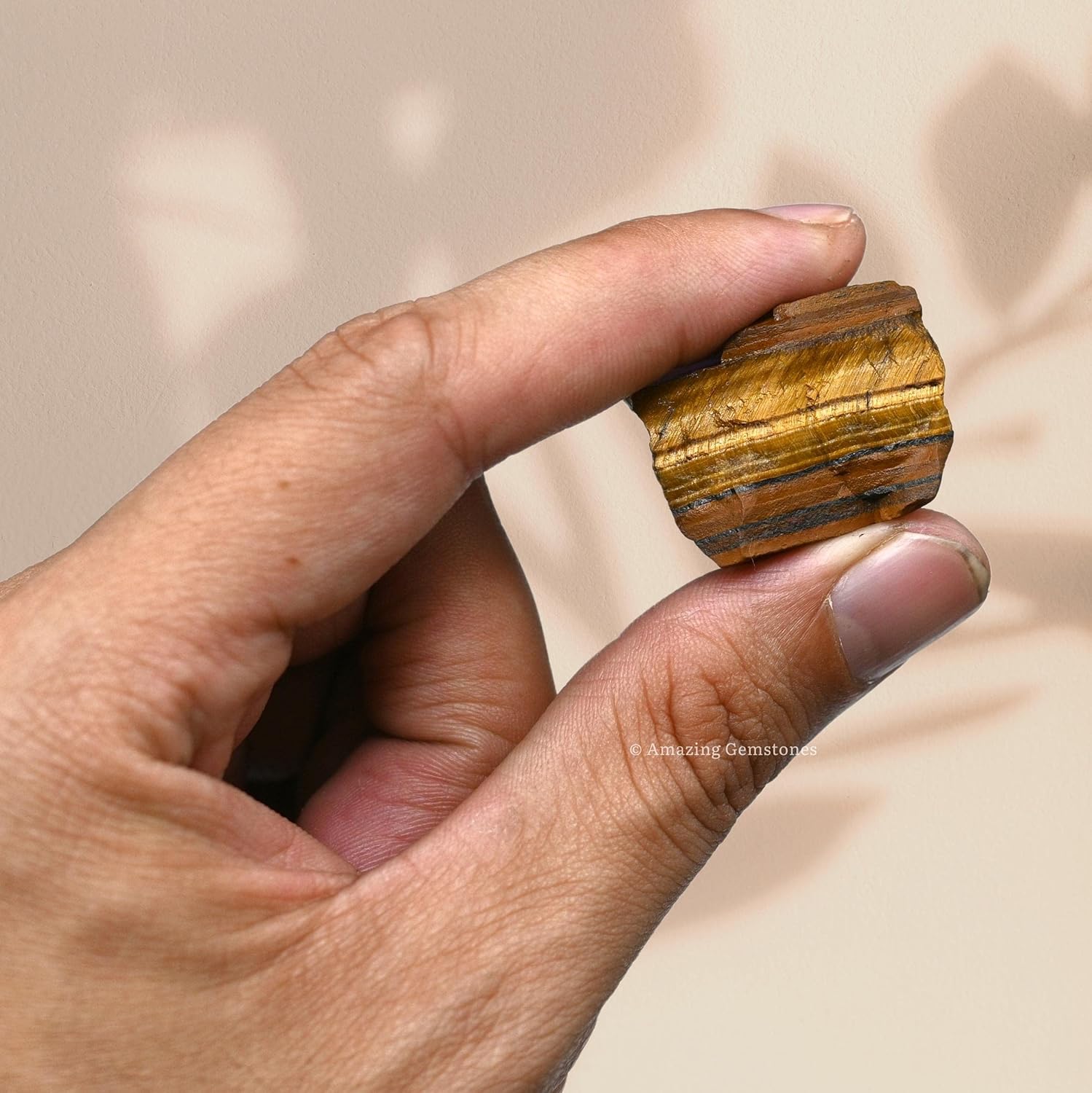 Amazing Gemstone Tigers Eye Raw Crystals and Healing Stones, Natural Rocks for Tumbling and DIY Raw Stones and Crystals (1 lb)