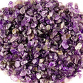 Cherry Tree Collection 1/2 Pound Polished Tumbled Gemstone Chips, Pebbles, Crystal Chips Bulk for Jewelry Making, Healing, Plants, Succulents, Aquariums, Decoration, Chakra (Amethyst)