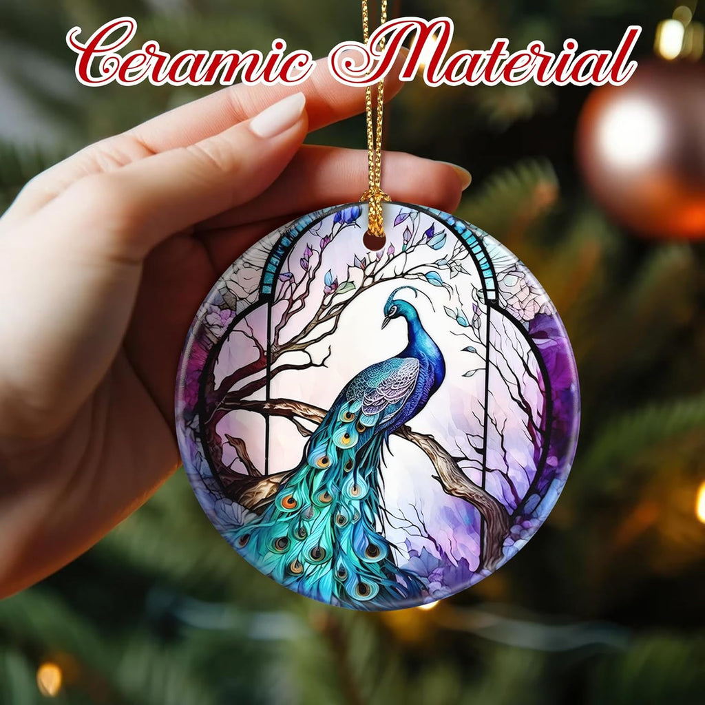Christmas Ornaments, Peacock Ornament, Christmas Tree Ornaments, Xmas Decorations, Holiday Decorations, Gifts for Peacock Lovers, Holiday Party Gifts, and Xmas Gift Ideas