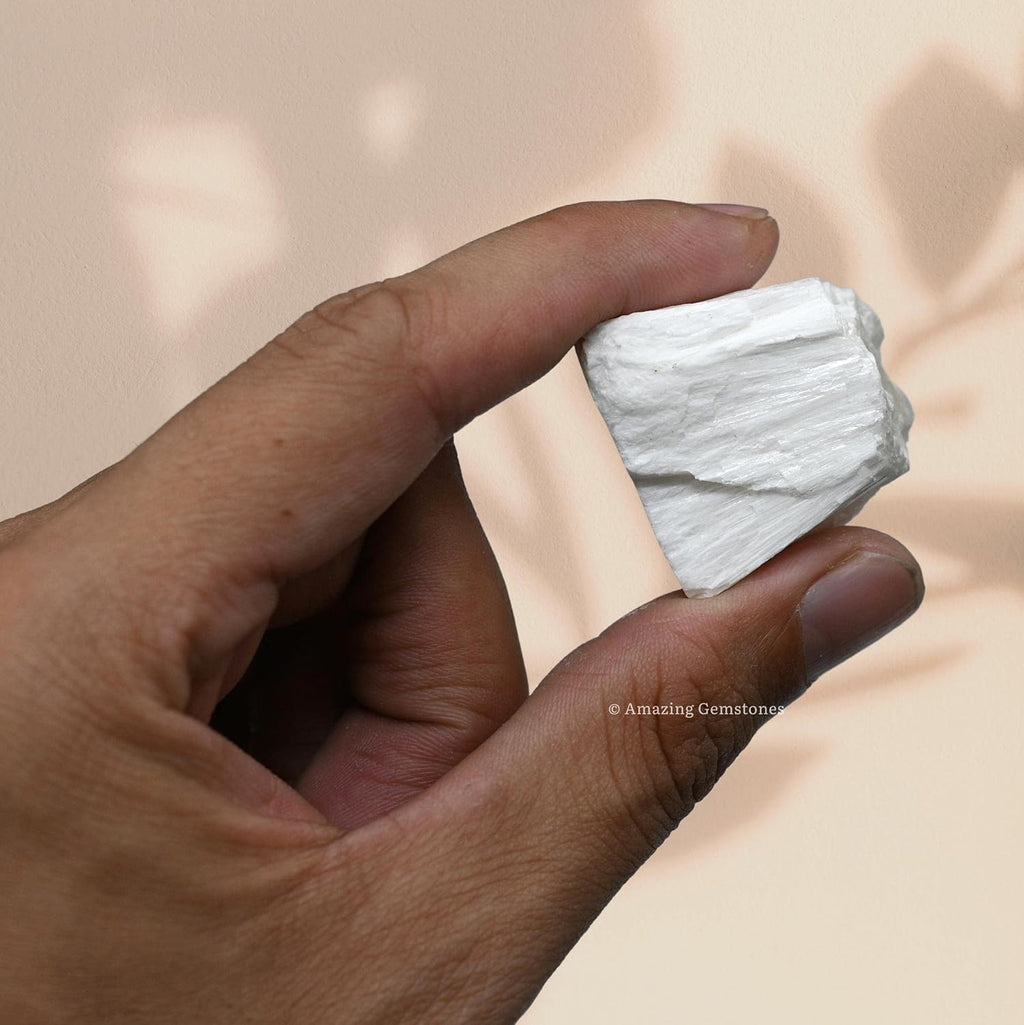 Amazing Gemstone Scolecite Raw Crystals and Healing Stones, Natural Rocks for Tumbling and DIY Raw Stones and Crystals (1 LB)