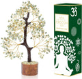 Crocon Serpentine Gemstone Tree, Crystal Tree of Life - Chakra Tree - Feng Shui Tree Decor - Money Tree Bonsai - Healing Crystal - Stone Tree - Home Decor - Spiritual Gift - Gem Tree