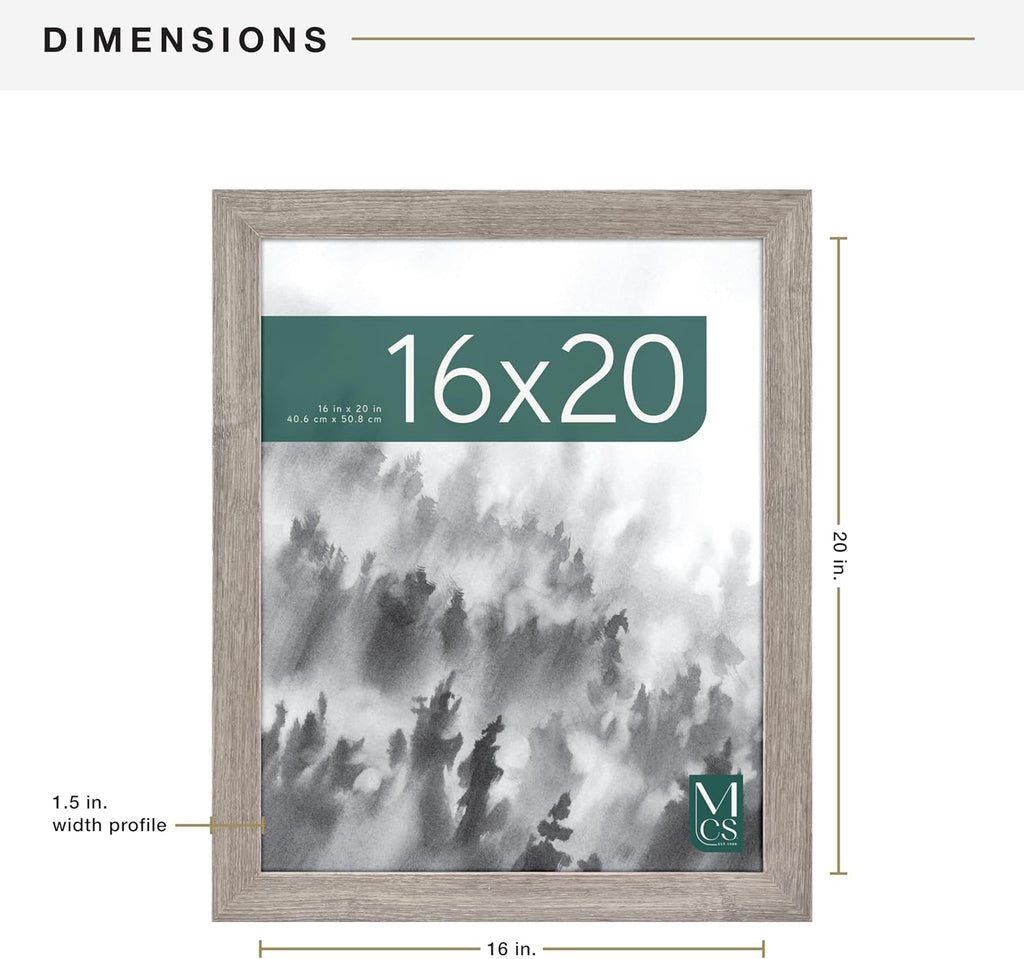 MCS Museum Poster Frame, Barnwood, 16 x 20 in, Single