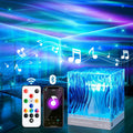 PIKOY Shower Lamp Shower Lights White Noise Sound Machine for Sleep Adults, Bluetooth+15 White Noise Machine Baby Sound Machine Baby, 18 Colors Shower Light Party Lights Indoor, Remote Warm Light Lamp