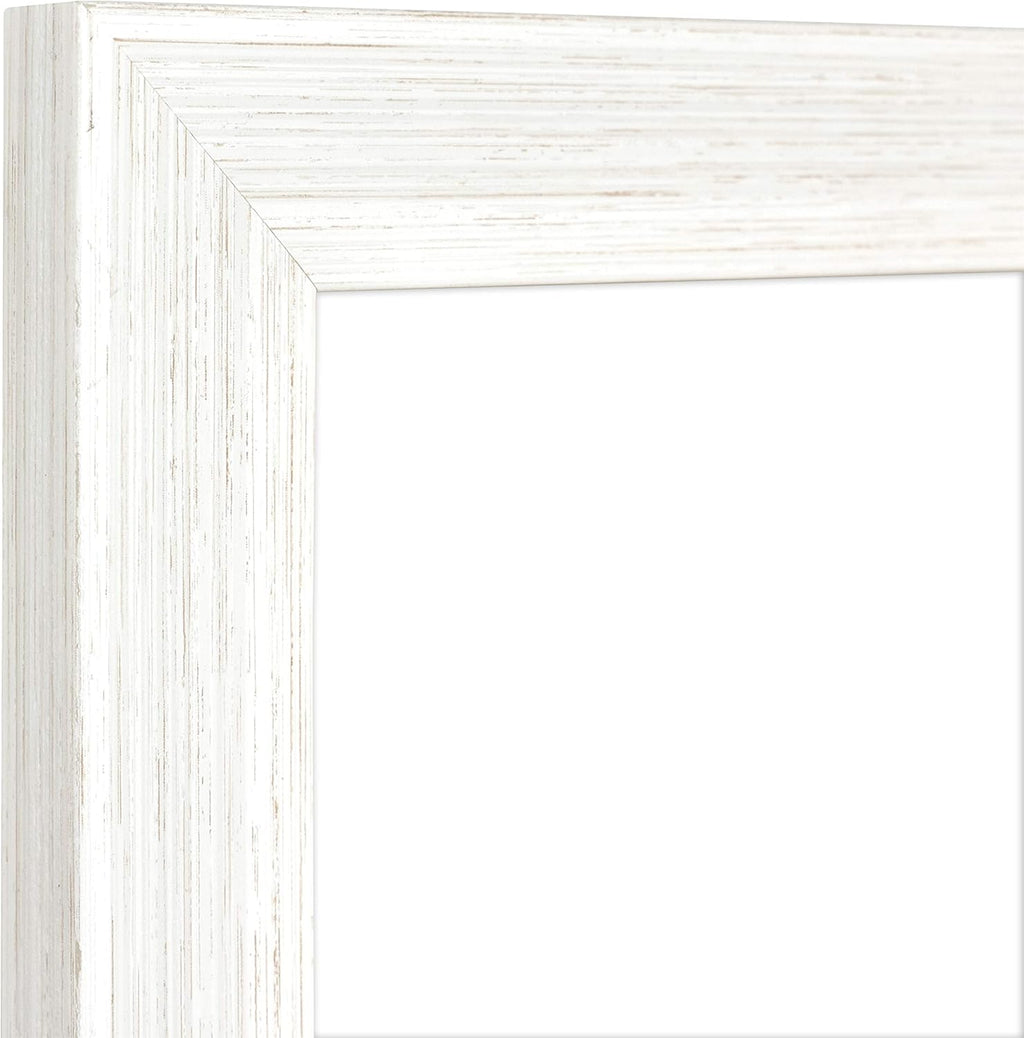MCS Museum Poster Frame 20x30 White Woodgrain, Vertical & Horizontal Wall Hanging Large Picture Frame for Photos, Posters & Art Prints (1-Pack)