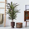 Dracaena Artificial Plant 4ft Red Yucca Silk Tree Faux Plants Indoor Tall Fake House Floor Plants Realistic Artificial Trees for Home Office Decor Indoor Outdoor Housewarming Gift