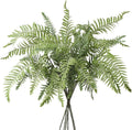 Briful 30" Artificial Boston Fern Plants Bushes Fake Shrubs Bush Greenery Plants Faux Fern Plant Large for Outdoors UV Resistant Garden Plants or Home Office Desk Indoor Decor 6pcs