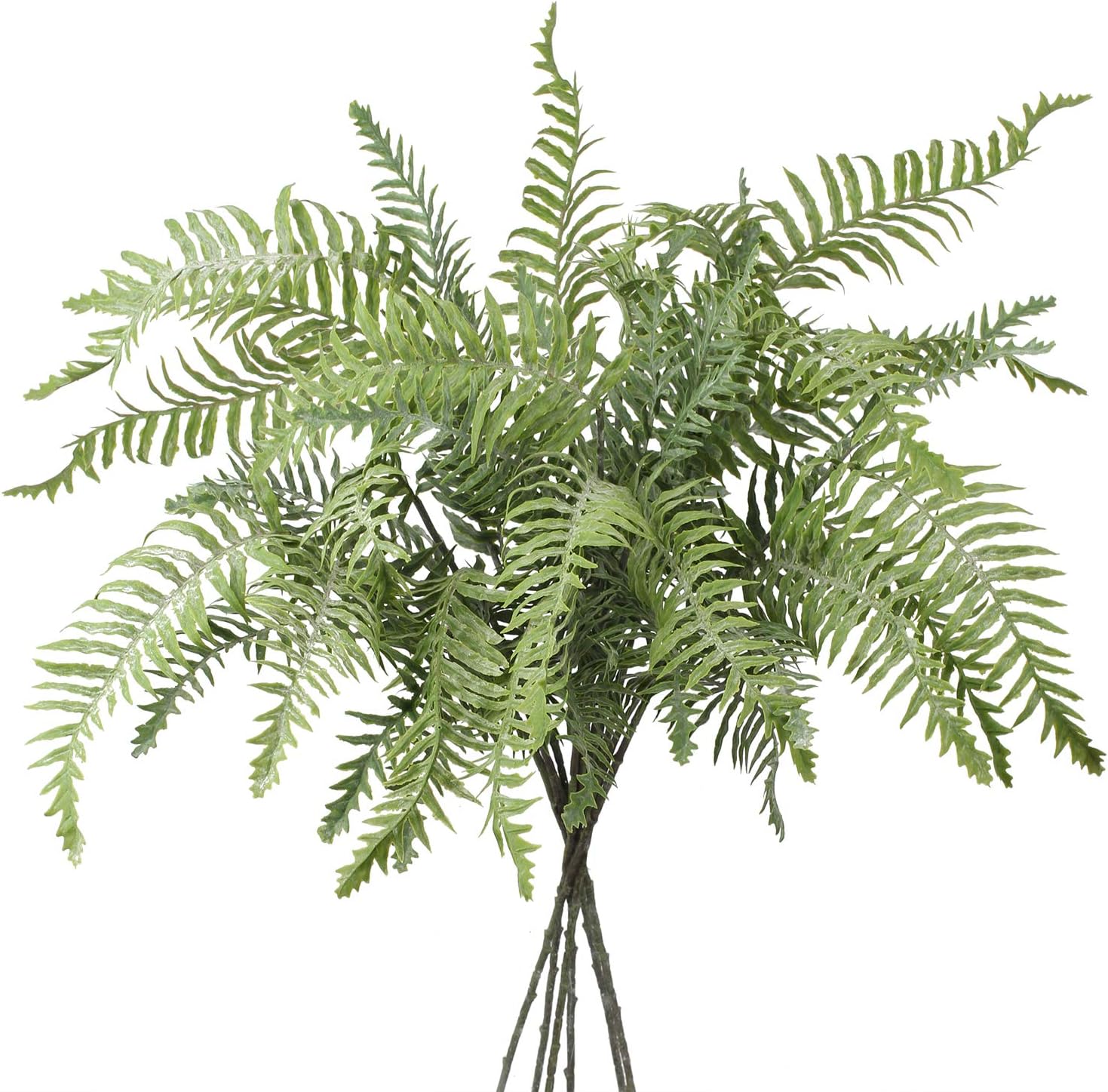 Briful 30" Artificial Boston Fern Plants Bushes Fake Shrubs Bush Greenery Plants Faux Fern Plant Large for Outdoors UV Resistant Garden Plants or Home Office Desk Indoor Decor 3pcs