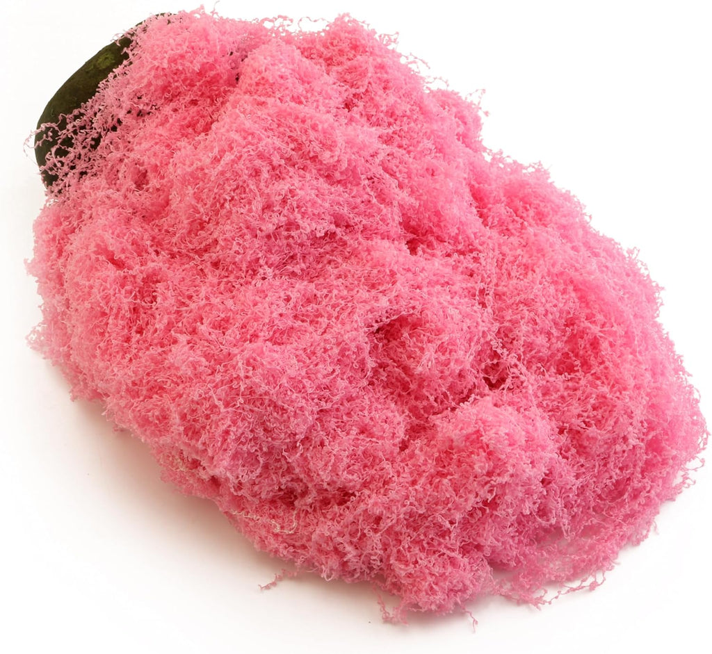 Caiyjhao Artificial Moss Crafts Fake Bryophytes are Used for Flower Wall Decoration, Any DIY, Fairy Garden, Wedding, Woodland Party Desktop, Glass Vase Filler (Dark Pink 3.5oz)