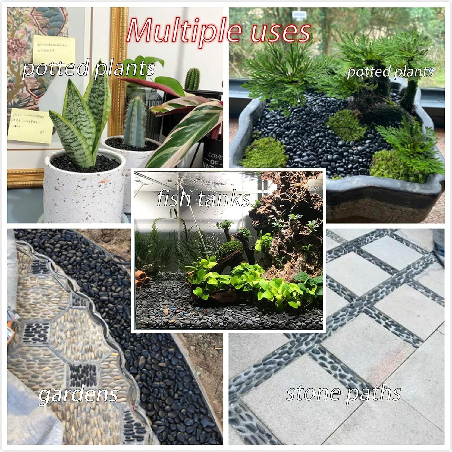 Handpicked 50pcs 1.5-2.5 inch Small Painting Rocks, Natural River Rocks Smooth Flat Pebbles for Crafts, Kindness Rocks for ArtsPainting Activities, DIY Decorative Flower pots Fish Tank