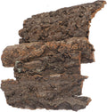balacoo Terrarium Tree Bark: 4pcs Reptile Bark Decoration Natural Cork Bark Backdrop Reptile Tank Background Leopard Cork Bark - Tarantula Enclosure Accessories