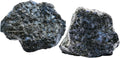 Amazing Gemstone 2 Pieces Larvikite Raw Crystals and Healing Stones, Natural Rocks for Tumbling and DIY Raw Stones and Crystals