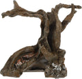 LUOZZY Aquarium Natural Trunk Aquarium Tree Root Model Resin Wood Branches for Underwater Fish Tank Decorations (Brown)