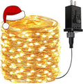 66Ft 200 LED Fairy Lights Plug in, Waterproof String Lights Outdoor & Indoor 8 Modes Christmas Light Bedroom Decor, Timer Twinkle Lights for Girl's Room Garden Party Christmas Decorations (Warm White)