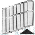 AQQA 16 Packs Aquarium Filter Cartridges with Activated Carbon - Remplacement Fish Tank Filters Cotton