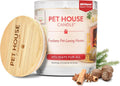 One Fur All Pet House Christmas Candles, Long Lasting, Clean Burning, Soy Wax Scented Pet Odor Candles Holidays Fur All