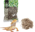 The Habitat Life - Natural Spanish Moss - for Reptiles, Amphibians & Invertebrates Terrariums - Humidity Control - Breathable Bedding - Dye-Free & Safe - Small - 1 Pack