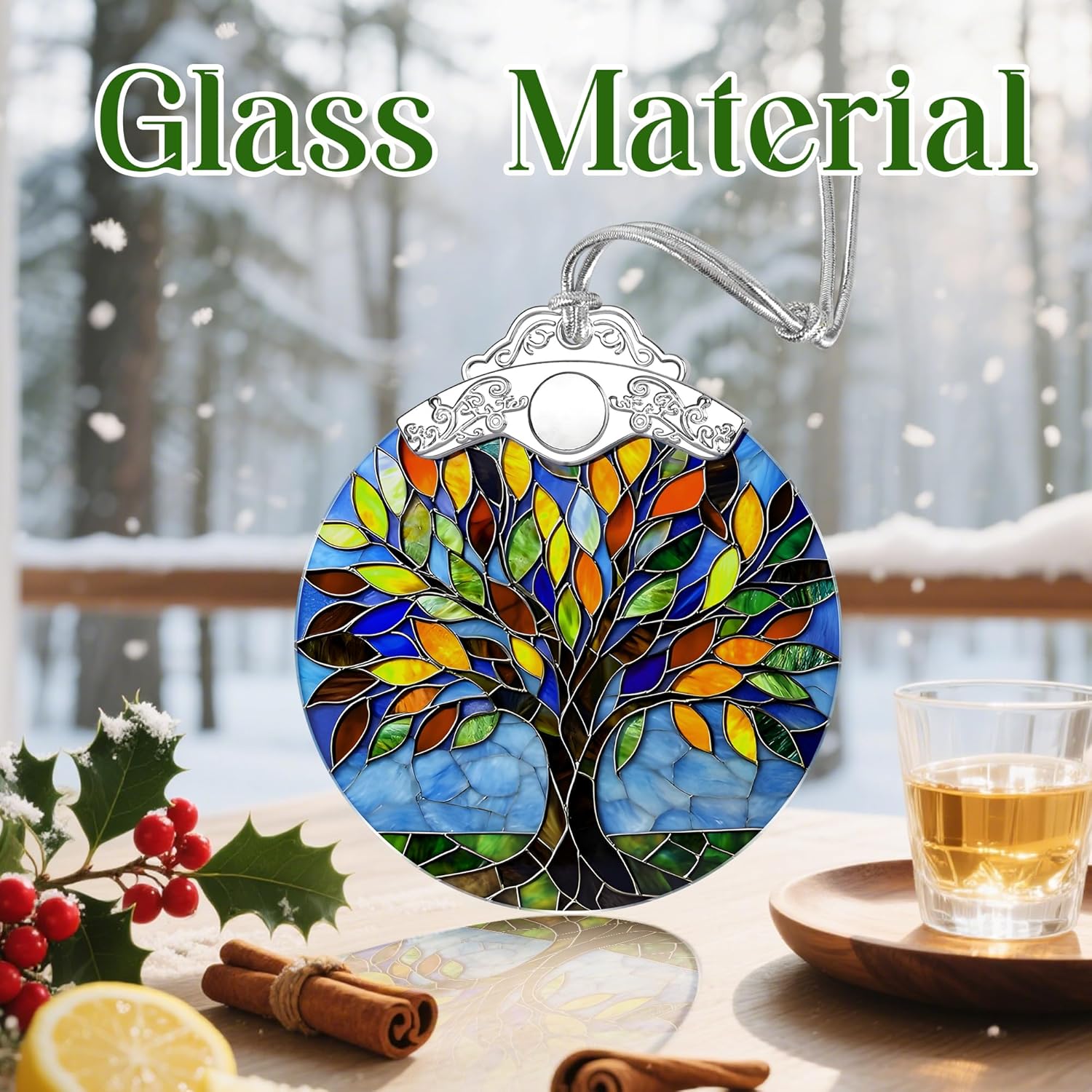 Tree of Life Christmas Ornaments: Christmas Tree Ornaments, Holiday Decor for Tree Lover, Stocking Stuffers, Gift Ideas, Housewarming Gift, Xmas Gifts & Gifts for Women, Mom