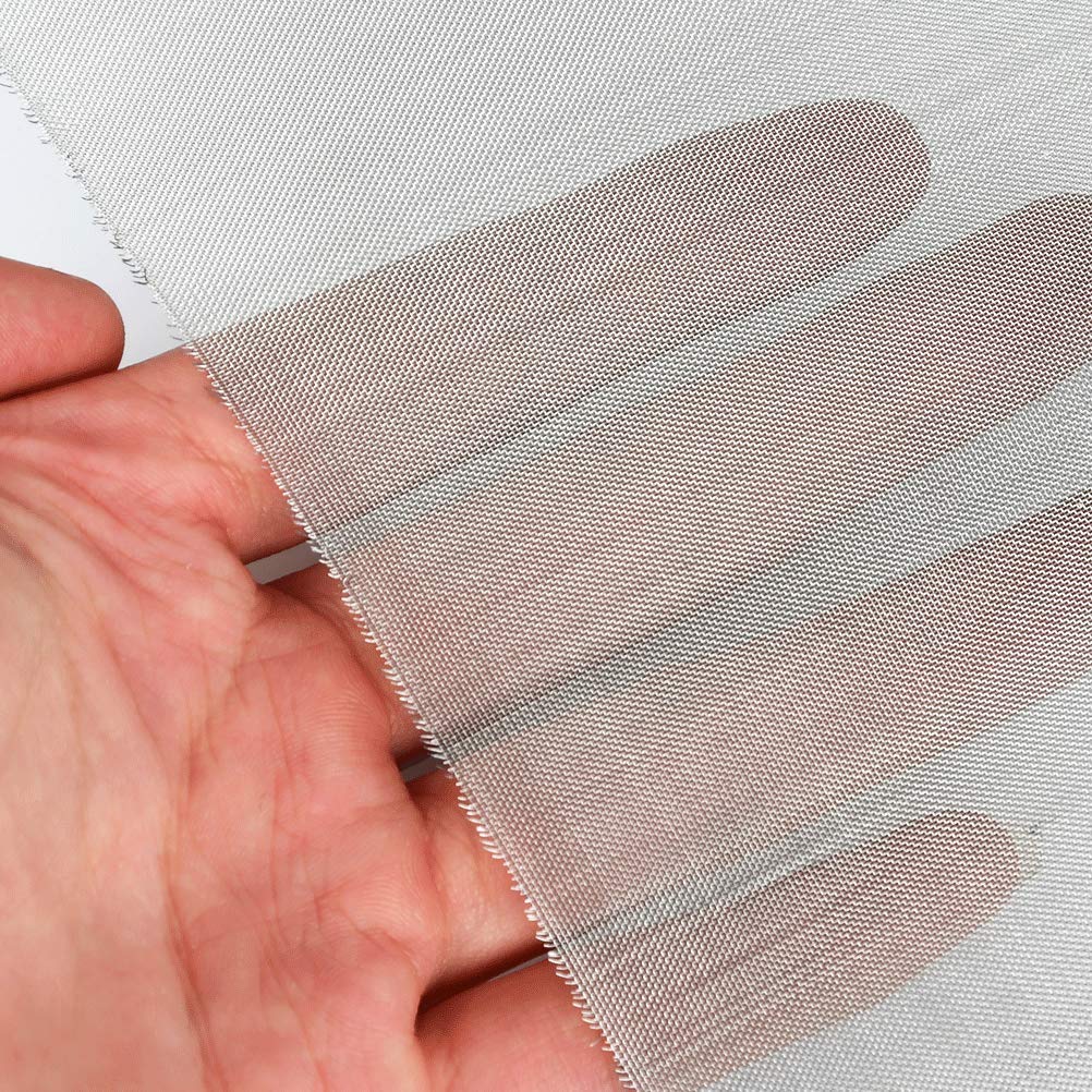 TIMESETL 304 Stainless Steel Woven Wire 80 Mesh - 12"X 40" Filter Screen Sheet Filtration Cloth
