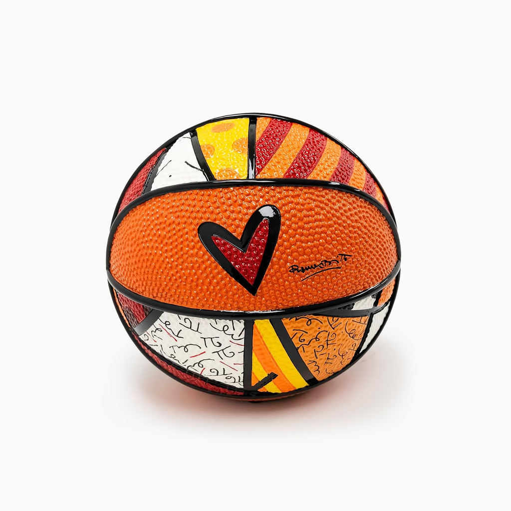 Britto Collectible Figurine - Iconic Art Figurine, Decorative Displays for Modern Home Decor | Designed by Iconic Artist Romero Basketball (Multicolor)