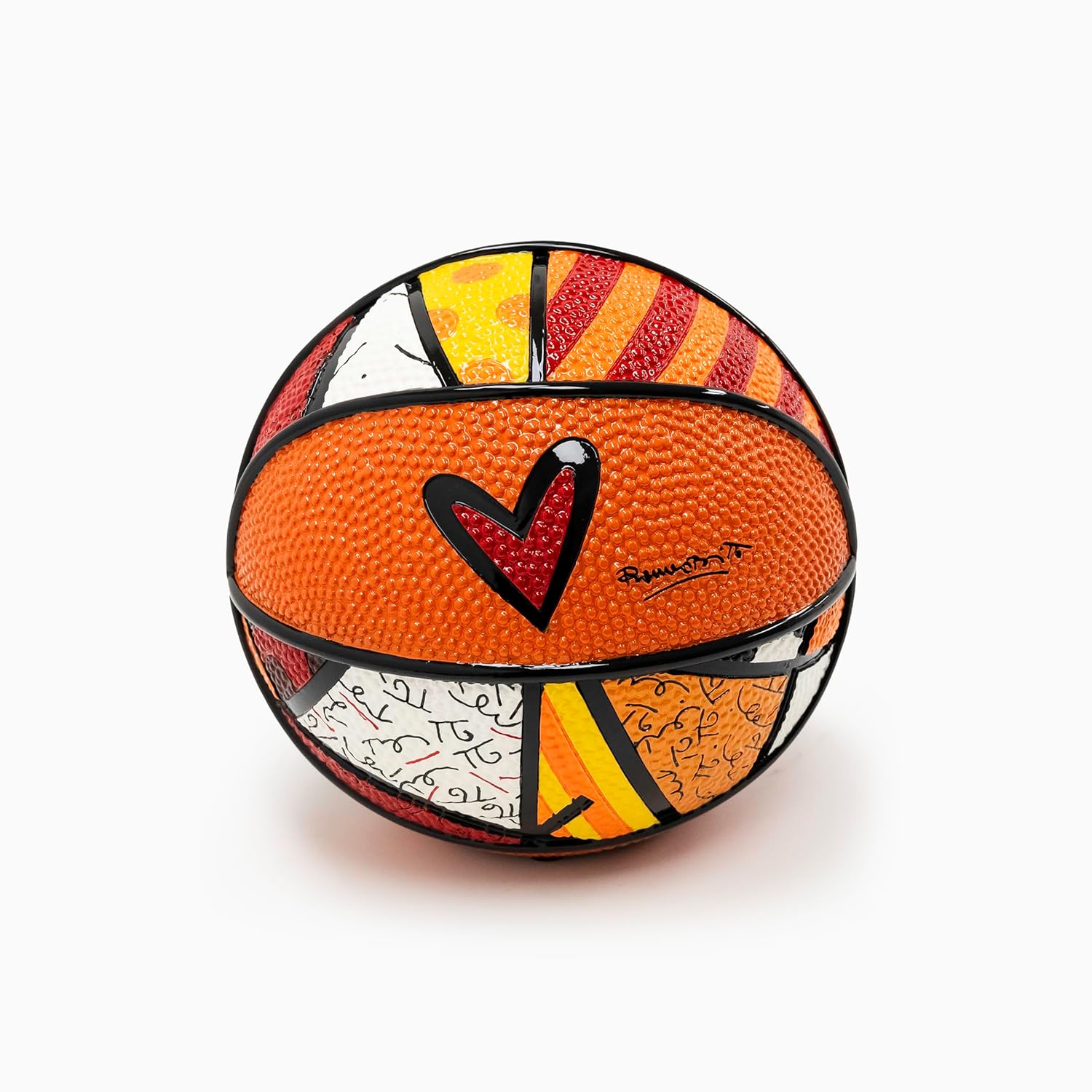 Britto Collectible Figurine - Iconic Art Figurine, Decorative Displays for Modern Home Decor | Designed by Iconic Artist Romero Basketball (Multicolor)