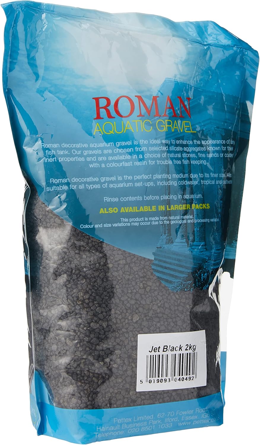 Roman Gravel Aquatic Roman Gravel 2 Kg Jet Black