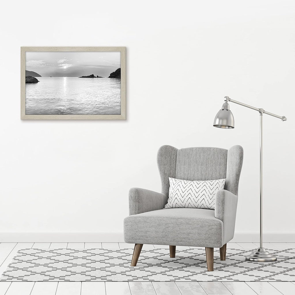Americanflat 20x30 Poster Frame with Polished Plexiglass - Wide Picture Frames Made of Engineered Wood for Vertical or Horizontal Wall Display - Epic Collection - Grey