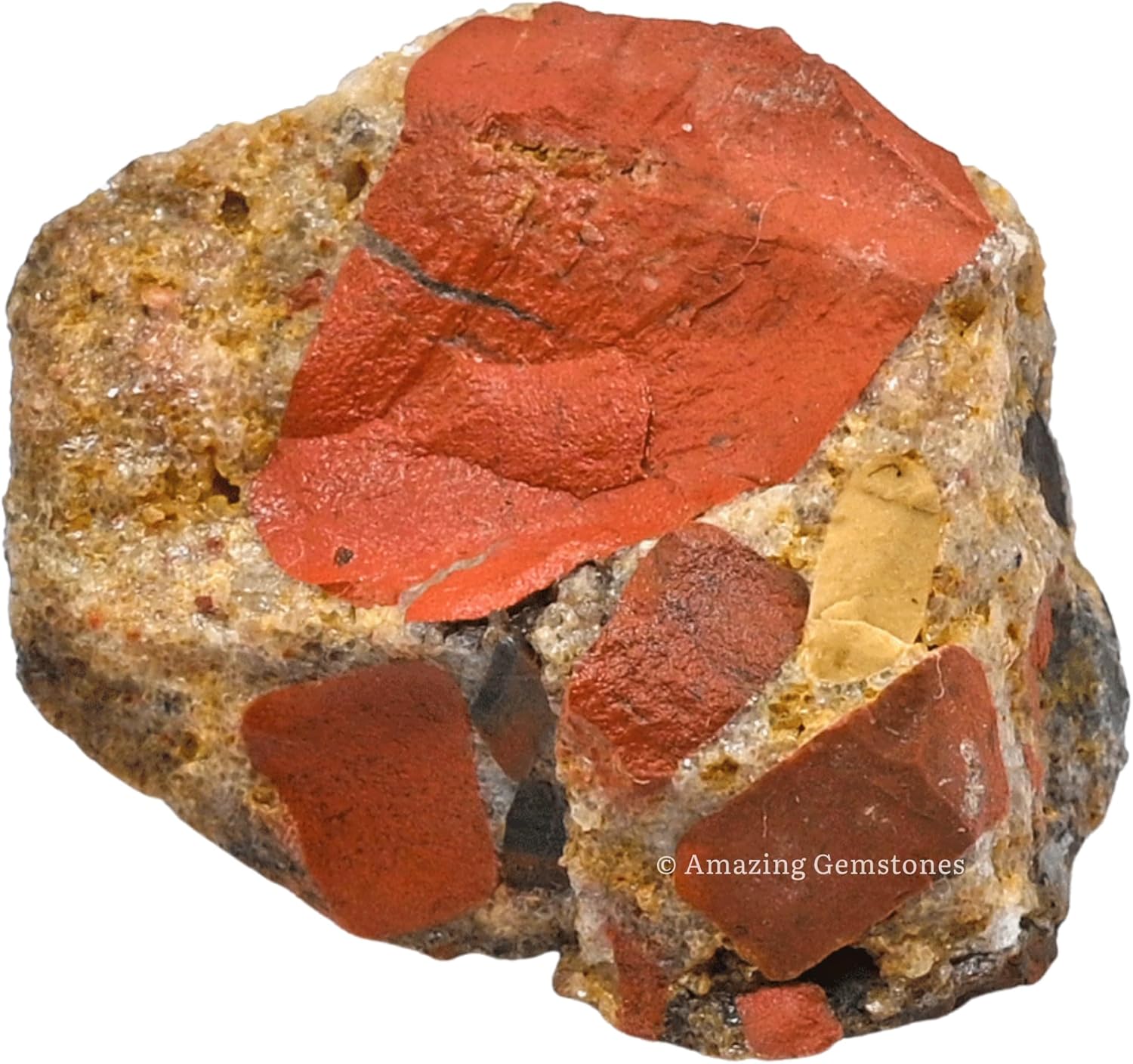 Amazing Gemstone Spotted Jasper Raw Crystals and Healing Stones, Natural Rocks for Tumbling and DIY Raw Stones and Crystals (1 lb)