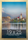 wallsthatspeak 19x25 Gold Picture Frame for Puzzles Posters Photos or Artwork