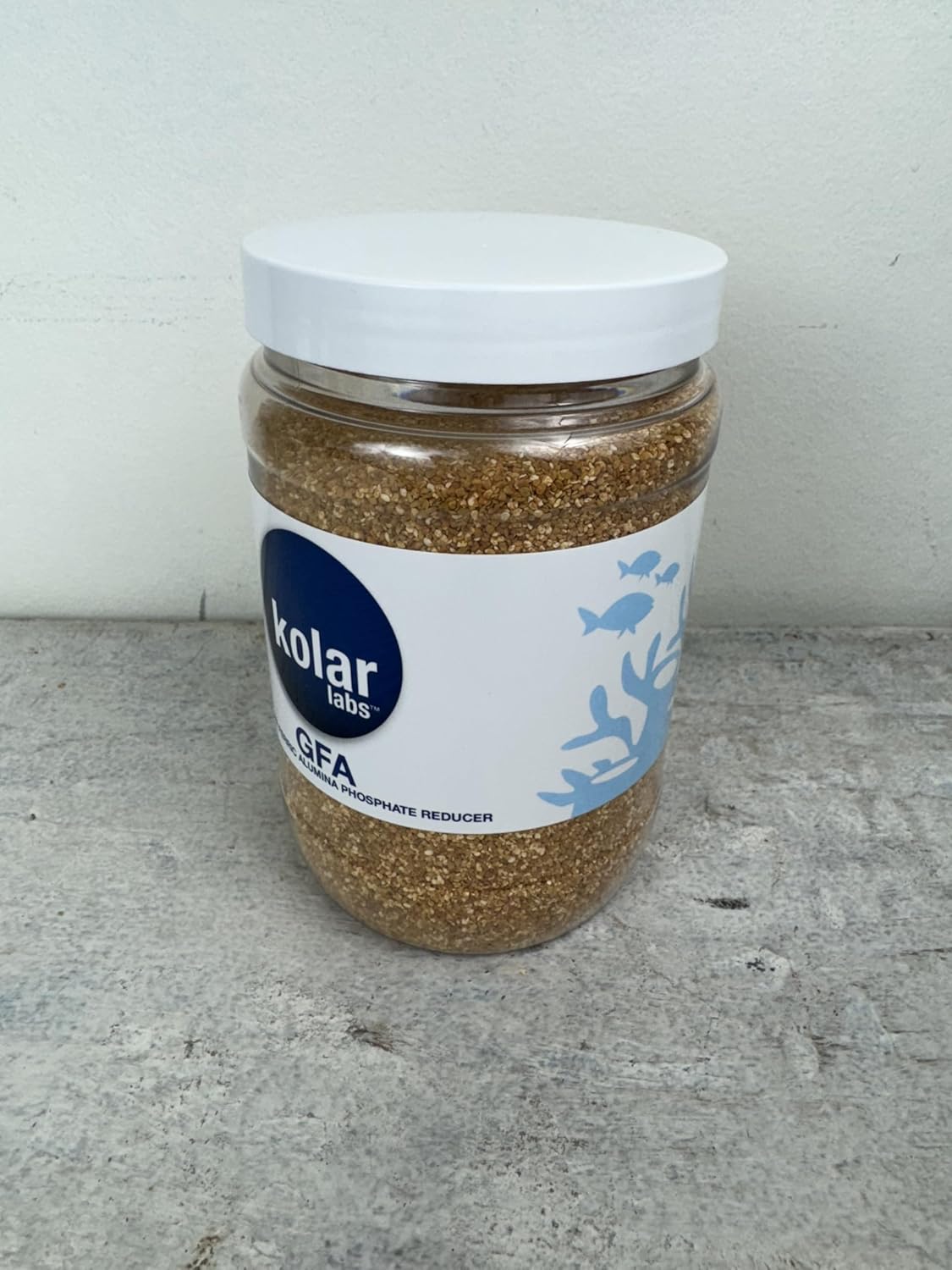 Kolar Labs Granular Ferric Alumina (GFA) Phosphate Reducer - for Fresh and Saltwater Aquariums, Promotes Clean, Crystal-Clear Aquariums, 700 Grams (1.54 lbs)