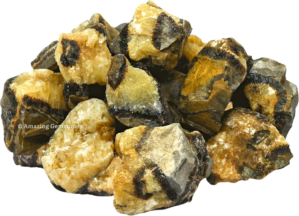 Amazing Gemstone Septarian Raw Crystals and Healing Stones, Natural Rocks for Tumbling and DIY Raw Stones and Crystals (1 lb)